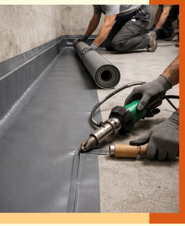 Монтаж гидроизоляционной мембраны в Белорецке от 1009 руб/м2 | ТепломастерБлр