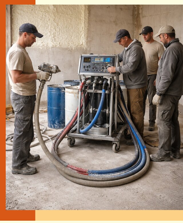 Аренда установки для напыления ППУ в Белорецке на выгодных условиях